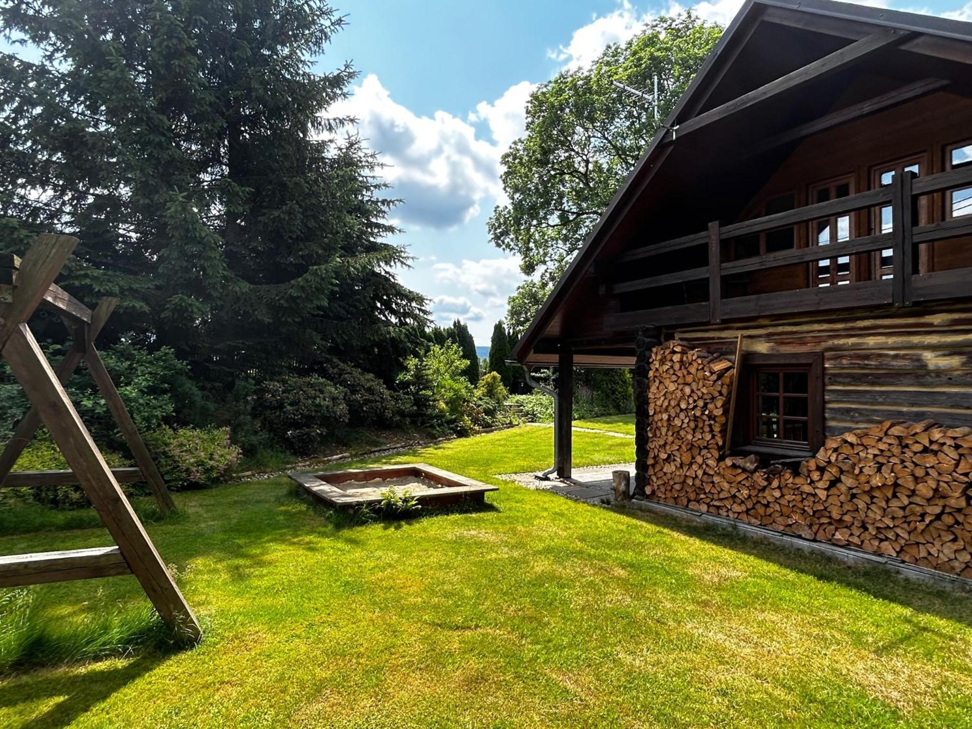 Log Cabin In Czech-Saxon Switzerland Šluknov Екстериор снимка